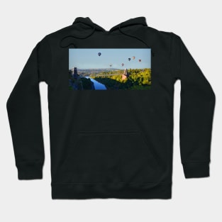 Balloons over Clifton Suspension Bridge Hoodie